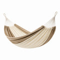 Amaca beige e marrone in cotone e poliestere