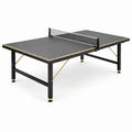 Tavolo da Ping Pong in Legno e Metallo Nero/Oro