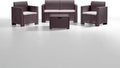 Set di mobili da giardino, 2 poltrone, Marrone, rattan, con cuscini, per giardino e terrazzo