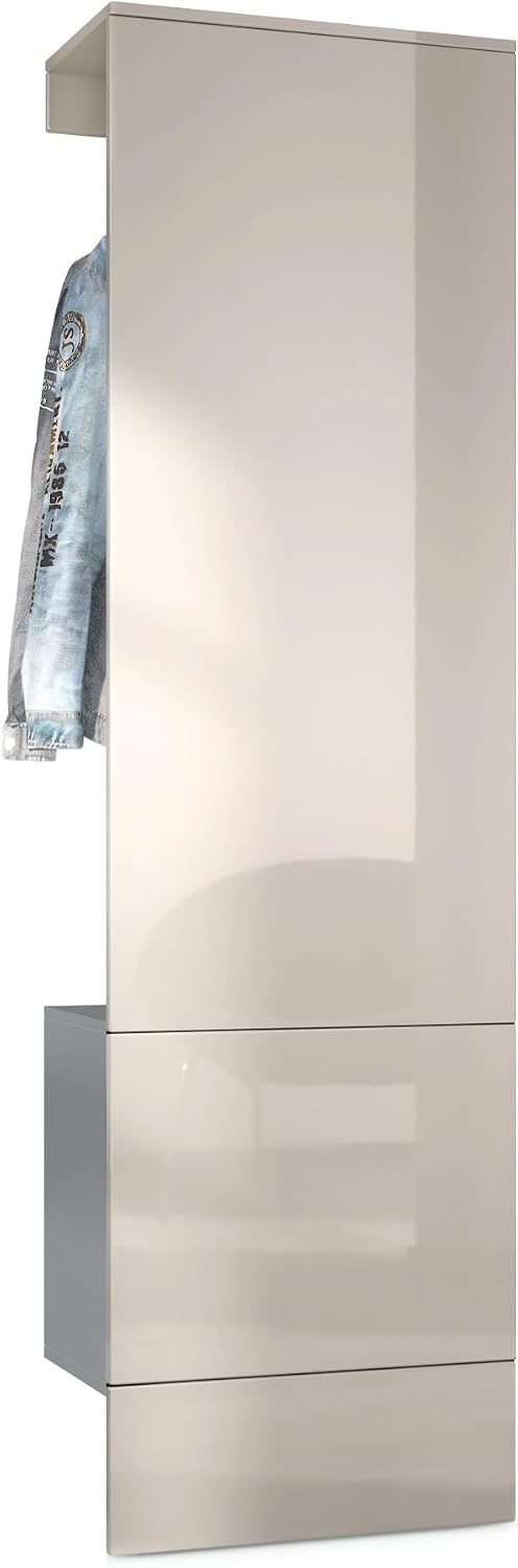 Appendiabiti Vladon, 52 × 193 × 35 cm, MDF, Antracite, Carlton Hallway Set 5